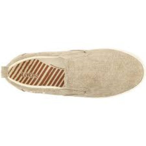 Täos Footwear 'Dandy DND' Slip On Sneakers in Khaki Wash Canvas - Picture 12 of 16